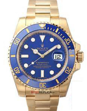 Rolex 18kt. Yellow Gold Sub Mariner 